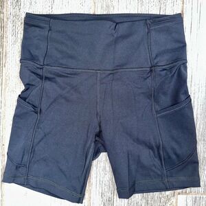 Lululemon Align High Rise Short 6 Black Yoga Running Athletic Workout‎ Pocket